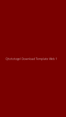 Tampilan Antarmuka Aplikasi Qtototogel Download Template Web - 1