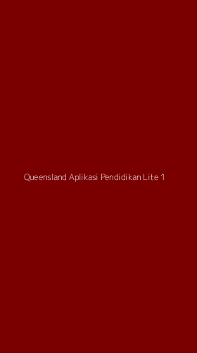 Tampilan Antarmuka Aplikasi Queensland Aplikasi Pendidikan Lite - 1