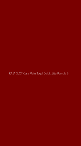 Tampilan Antarmuka Aplikasi Raja Slot Cara Main Togel Colok Jitu Pemula - 3