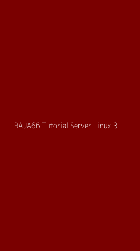 Tampilan Antarmuka Aplikasi Raja66 Tutorial Server Linux - 3