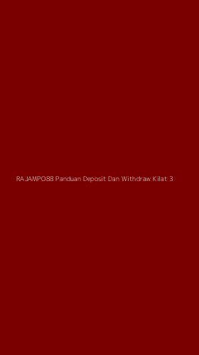 Tampilan Antarmuka Aplikasi Rajampo88 Panduan Deposit Dan Withdraw Kilat - 3