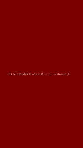 Tampilan Antarmuka Aplikasi Rajaslot999 Prediksi Bola Jitu Malam Ini - 4