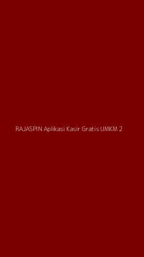 Tampilan Antarmuka Aplikasi Rajaspin Aplikasi Kasir Gratis Umkm - 2