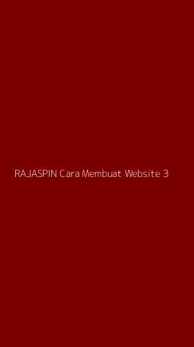 Tampilan Antarmuka Aplikasi Rajaspin Cara Membuat Website - 3