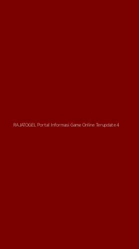 Tampilan Antarmuka Aplikasi Rajatogel Portal Informasi Game Online Terupdate - 4