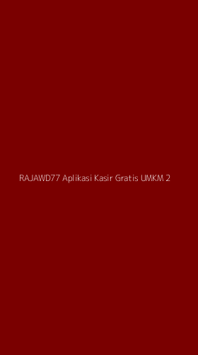 Tampilan Antarmuka Aplikasi Rajawd77 Aplikasi Kasir Gratis Umkm - 2
