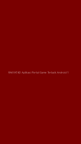 Tampilan Antarmuka Aplikasi Rakyat4d Aplikasi Portal Game Terbaik Android - 1