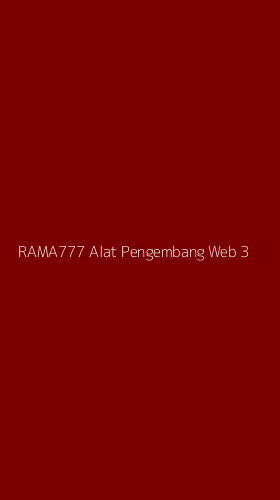 Tampilan Antarmuka Aplikasi Rama777 Alat Pengembang Web - 3