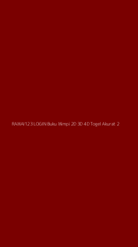 Tampilan Antarmuka Aplikasi Ramai123 Login Buku Mimpi 2d 3d 4d Togel Akurat - 2