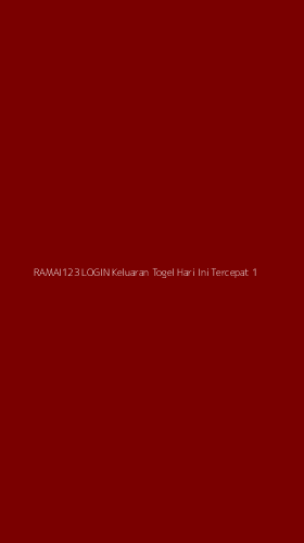 Tampilan Antarmuka Aplikasi Ramai123 Login Keluaran Togel Hari Ini Tercepat - 1
