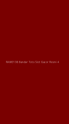 Tampilan Antarmuka Aplikasi Rame138 Bandar Toto Slot Gacor Resmi - 4