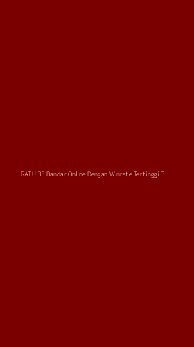 Tampilan Antarmuka Aplikasi Ratu 33 Bandar Online Dengan Winrate Tertinggi - 3