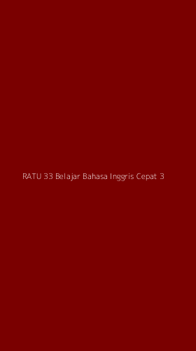 Tampilan Antarmuka Aplikasi Ratu 33 Belajar Bahasa Inggris Cepat - 3