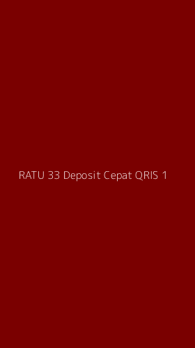 Tampilan Antarmuka Aplikasi Ratu 33 Deposit Cepat Qris - 1