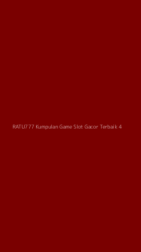 Tampilan Antarmuka Aplikasi Ratu777 Kumpulan Game Slot Gacor Terbaik - 4