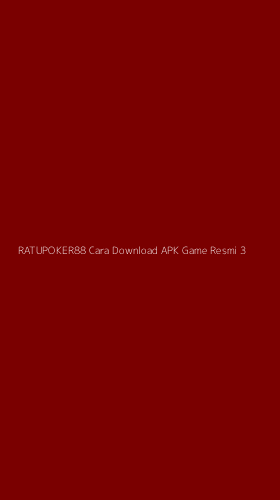 Tampilan Antarmuka Aplikasi Ratupoker88 Cara Download Apk Game Resmi - 3