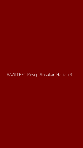 Tampilan Antarmuka Aplikasi Rawitbet Resep Masakan Harian - 3