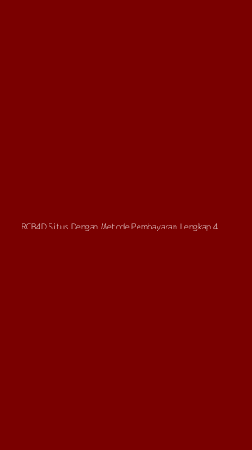 Tampilan Antarmuka Aplikasi Rcb4d Situs Dengan Metode Pembayaran Lengkap - 4