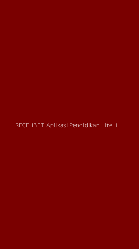 Tampilan Antarmuka Aplikasi Recehbet Aplikasi Pendidikan Lite - 1