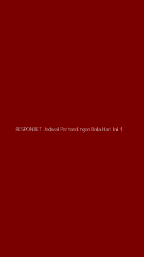Tampilan Antarmuka Aplikasi Responbet Jadwal Pertandingan Bola Hari Ini - 1