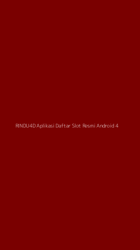 Tampilan Antarmuka Aplikasi Rindu4d Aplikasi Daftar Slot Resmi Android - 4