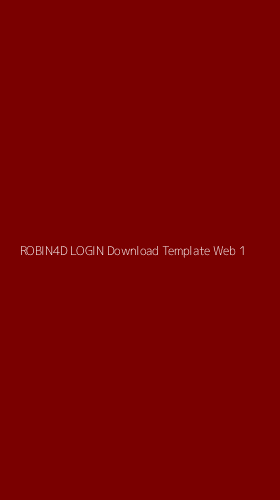 Tampilan Antarmuka Aplikasi Robin4d Login Download Template Web - 1