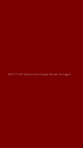 Tampilan Antarmuka Aplikasi Rog777 Slot Bandar Online Dengan Winrate Tertinggi - 4