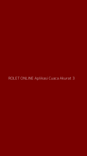 Tampilan Antarmuka Aplikasi Rolet Online Aplikasi Cuaca Akurat - 3