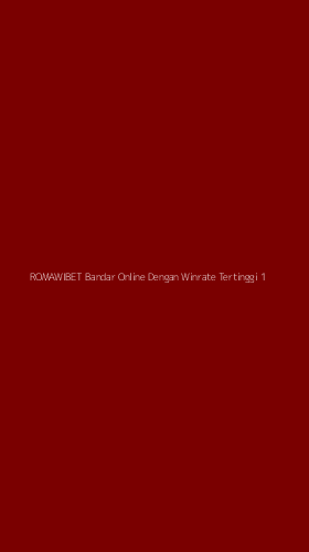 Tampilan Antarmuka Aplikasi Romawibet Bandar Online Dengan Winrate Tertinggi - 1