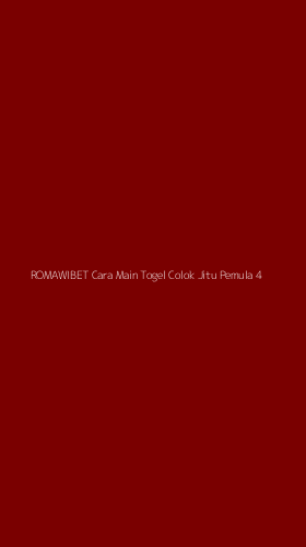 Tampilan Antarmuka Aplikasi Romawibet Cara Main Togel Colok Jitu Pemula - 4
