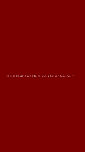 Tampilan Antarmuka Aplikasi Ronaldo4d Cara Klaim Bonus Harian Member - 2