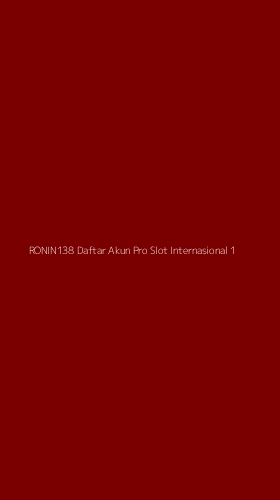 Tampilan Antarmuka Aplikasi Ronin138 Daftar Akun Pro Slot Internasional - 1