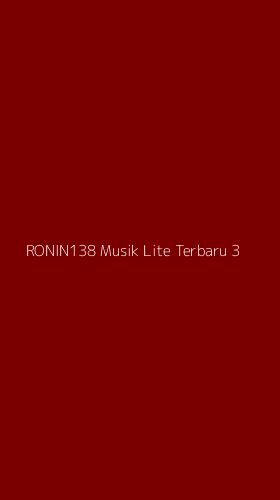 Tampilan Antarmuka Aplikasi Ronin138 Musik Lite Terbaru - 3