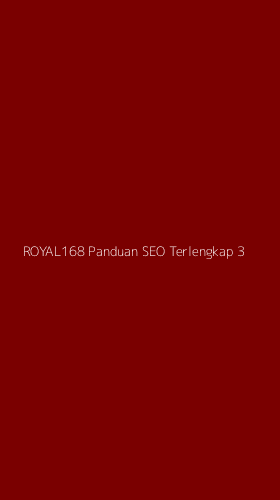 Tampilan Antarmuka Aplikasi Royal168 Panduan Seo Terlengkap - 3