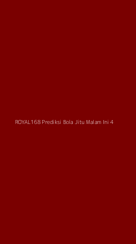 Tampilan Antarmuka Aplikasi Royal168 Prediksi Bola Jitu Malam Ini - 4