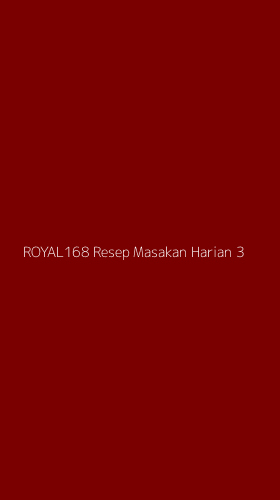 Tampilan Antarmuka Aplikasi Royal168 Resep Masakan Harian - 3