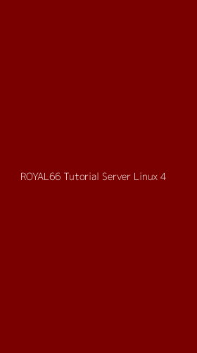 Tampilan Antarmuka Aplikasi Royal66 Tutorial Server Linux - 4