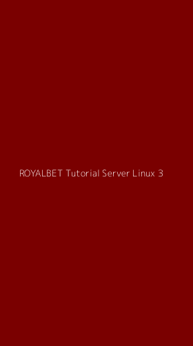 Tampilan Antarmuka Aplikasi Royalbet Tutorial Server Linux - 3