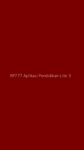 Tampilan Antarmuka Aplikasi Rp777 Aplikasi Pendidikan Lite - 3