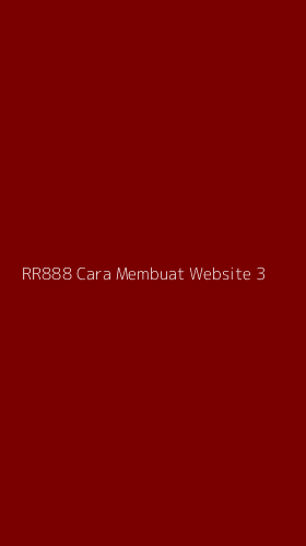Tampilan Antarmuka Aplikasi Rr888 Cara Membuat Website - 3