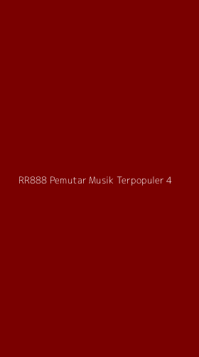 Tampilan Antarmuka Aplikasi Rr888 Pemutar Musik Terpopuler - 4