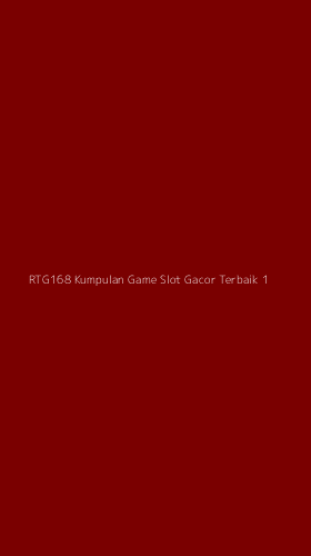 Tampilan Antarmuka Aplikasi Rtg168 Kumpulan Game Slot Gacor Terbaik - 1