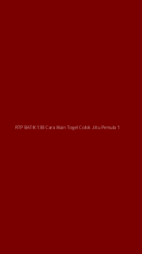 Tampilan Antarmuka Aplikasi Rtp Batik138 Cara Main Togel Colok Jitu Pemula - 1