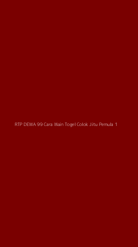 Tampilan Antarmuka Aplikasi Rtp Dewa 99 Cara Main Togel Colok Jitu Pemula - 1