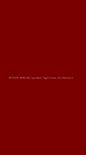 Tampilan Antarmuka Aplikasi Rtp Epic Win138 Cara Main Togel Colok Jitu Pemula - 4