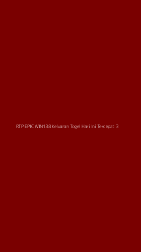 Tampilan Antarmuka Aplikasi Rtp Epic Win138 Keluaran Togel Hari Ini Tercepat - 3