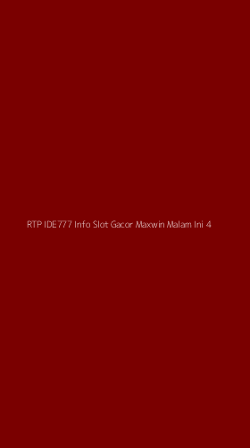 Tampilan Antarmuka Aplikasi Rtp Ide777 Info Slot Gacor Maxwin Malam Ini - 4