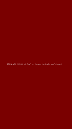 Tampilan Antarmuka Aplikasi Rtp Kapas168 Link Daftar Semua Jenis Game Online - 4