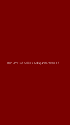 Tampilan Antarmuka Aplikasi Rtp Live138 Aplikasi Kebugaran Android - 3