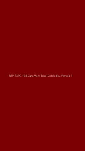 Tampilan Antarmuka Aplikasi Rtp Toto 168 Cara Main Togel Colok Jitu Pemula - 1